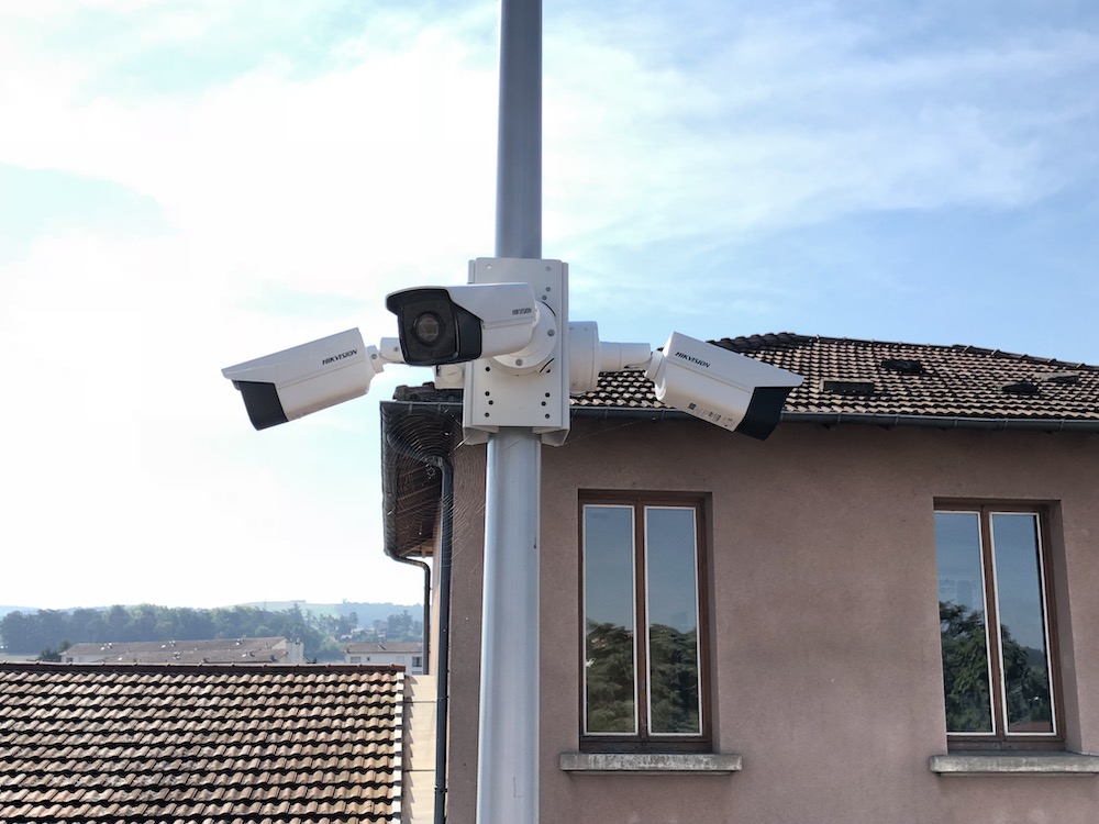 caméra vidéo surveillance installée par AC Sécurité